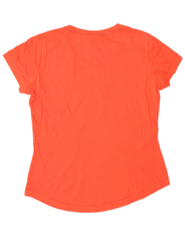 T-shirt grafica da donna Champion Top UK 14 Medium Red