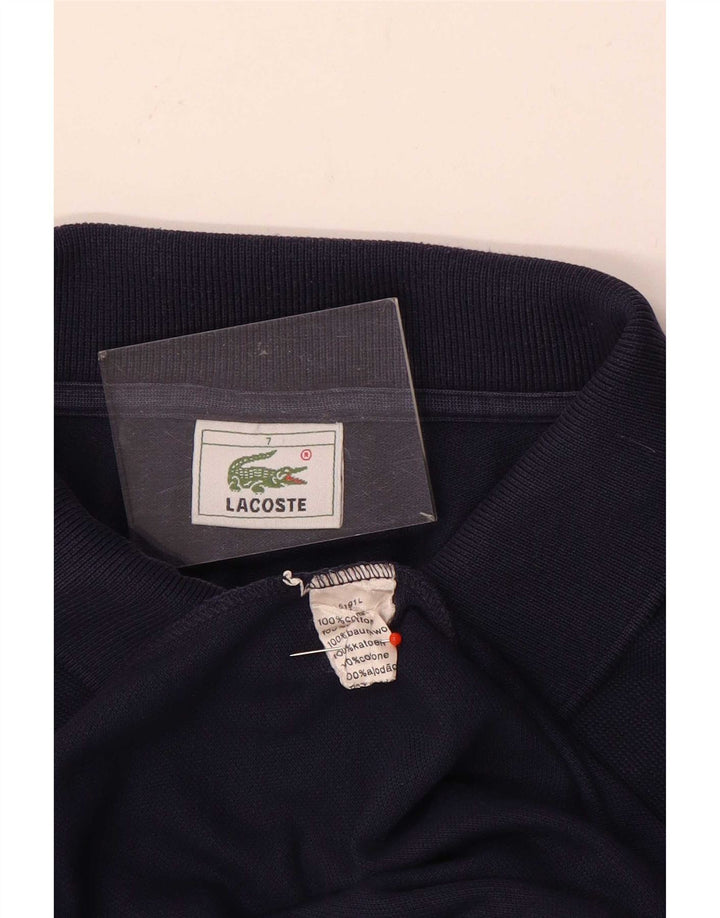 Polo da uomo Lacoste taglia 7 2XL cotone blu navy