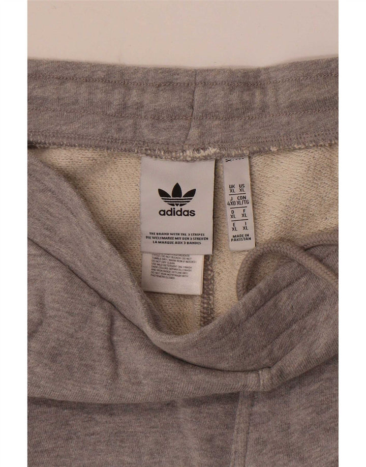 Pantaloncini sportivi da uomo Adidas XL in cotone grigio