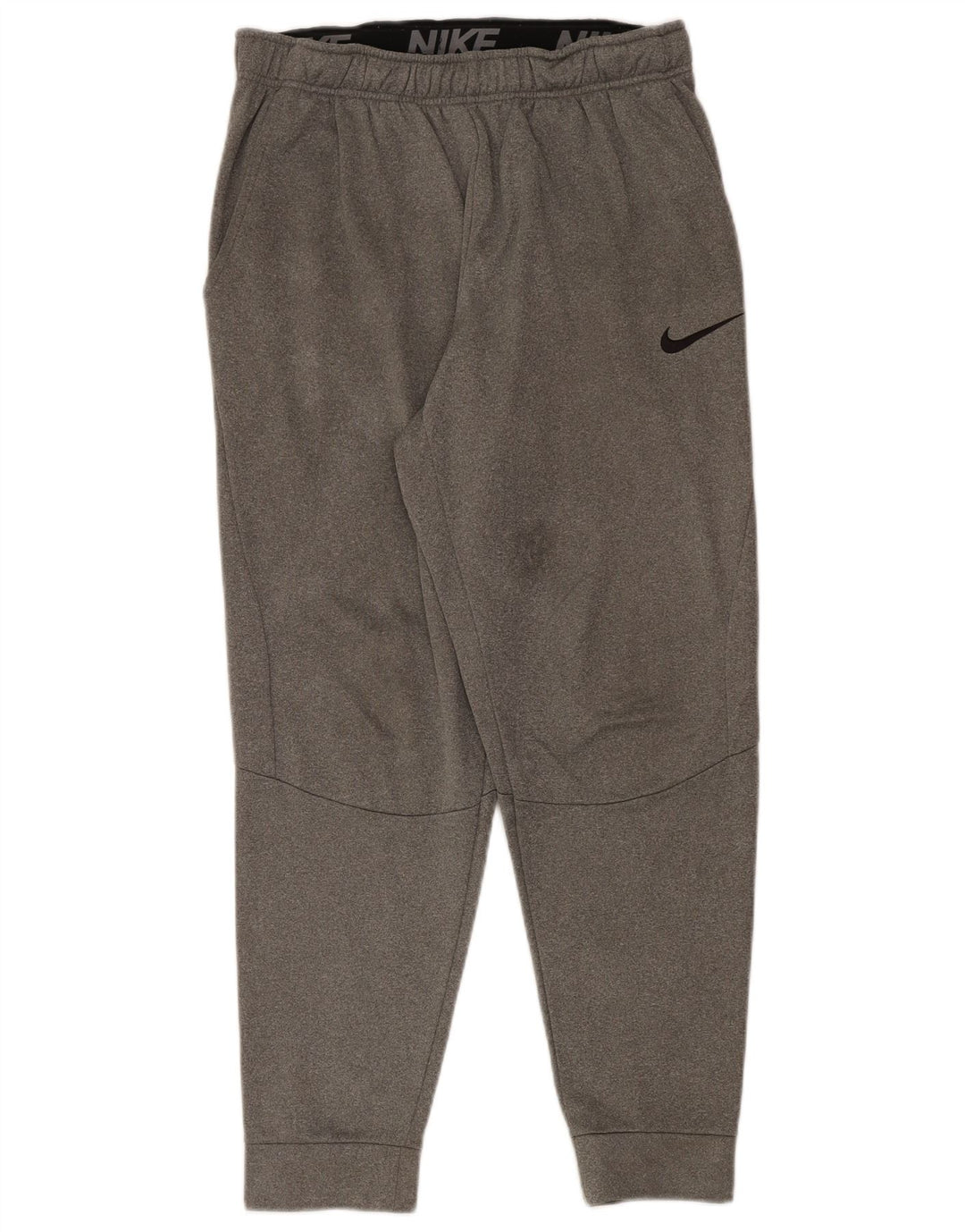 Pantaloni da tuta Nike Dri Fit da uomo, pantaloni da jogging, poliestere chiazzato grigio medio