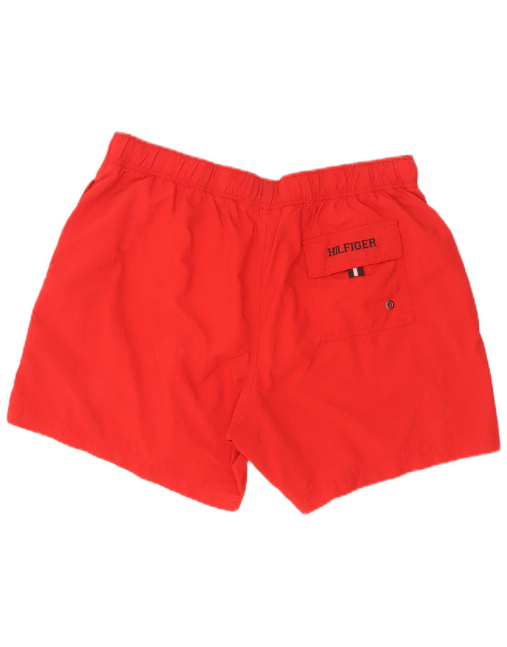 Pantaloncini da bagno da uomo Tommy Hilfiger grandi rossi