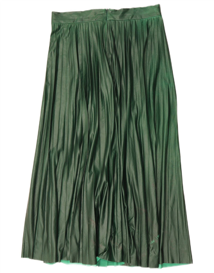 Gonna a pieghe Zara da donna media W28 verde