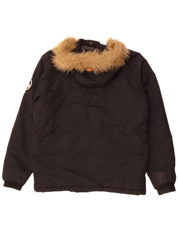 Giacca imbottita con cappuccio da uomo Ellesse UK 42 XL nylon nero