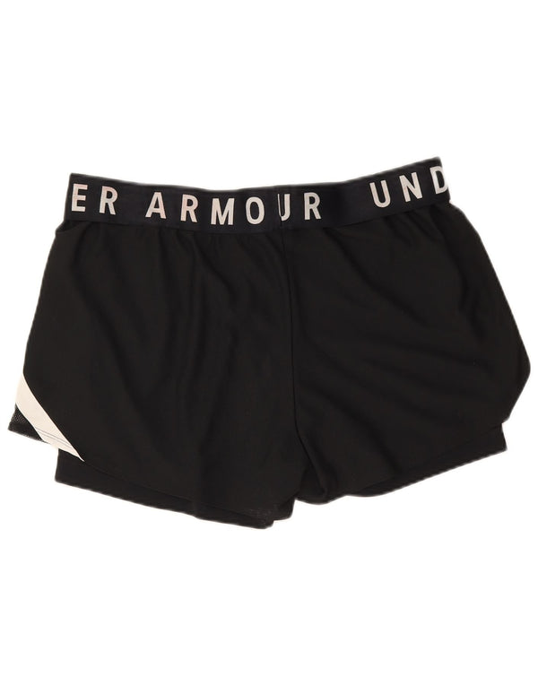 Pantaloncini sportivi grafici da donna Under Armour UK 18 XL Black Colourblock