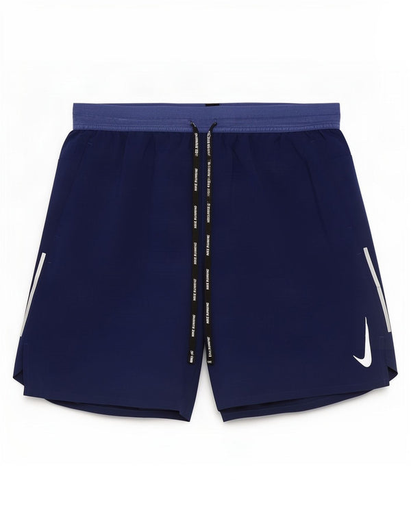 Pantaloncini sportivi Nike Dri Fit da uomo piccoli in poliestere color block blu navy