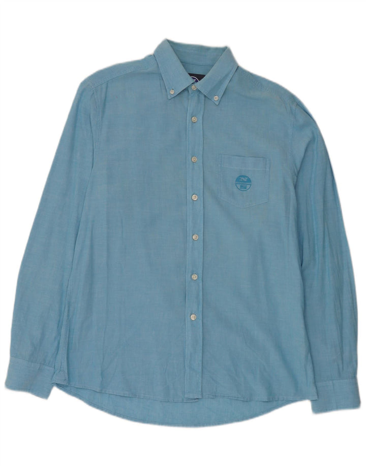 Camicia North Sails da uomo grande blu