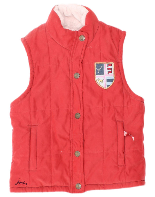 Gilet imbottito per ragazzi Joules 4-5 anni piccolo rosso