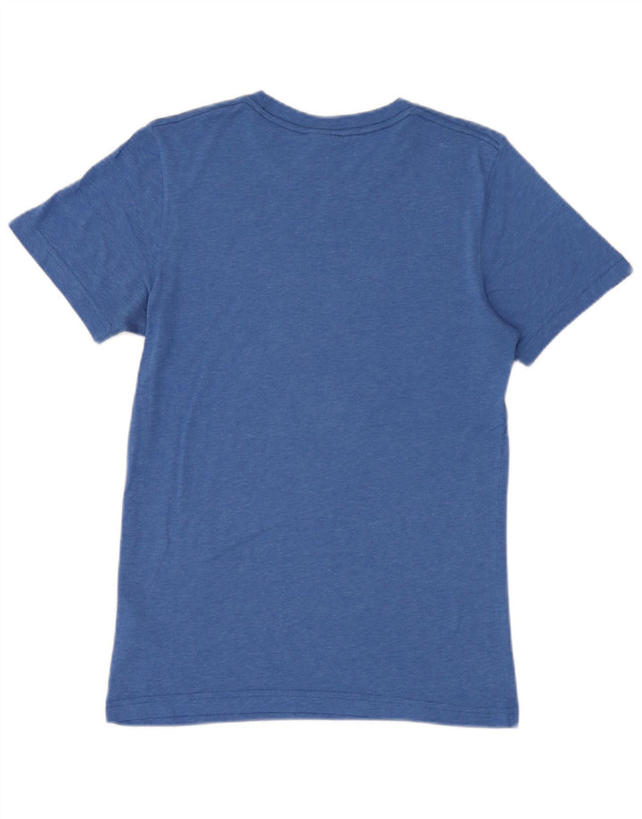 T-shirt grafica da uomo Nike Top piccola in poliestere blu