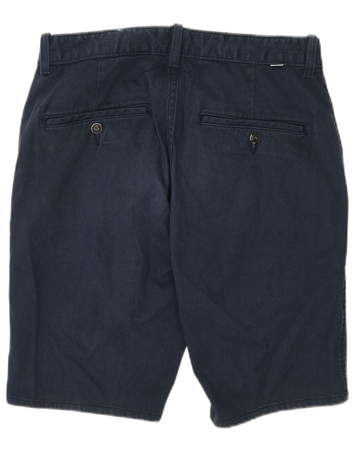 Pantaloncini di velluto a coste da uomo Levi's W31 cotone blu navy medio