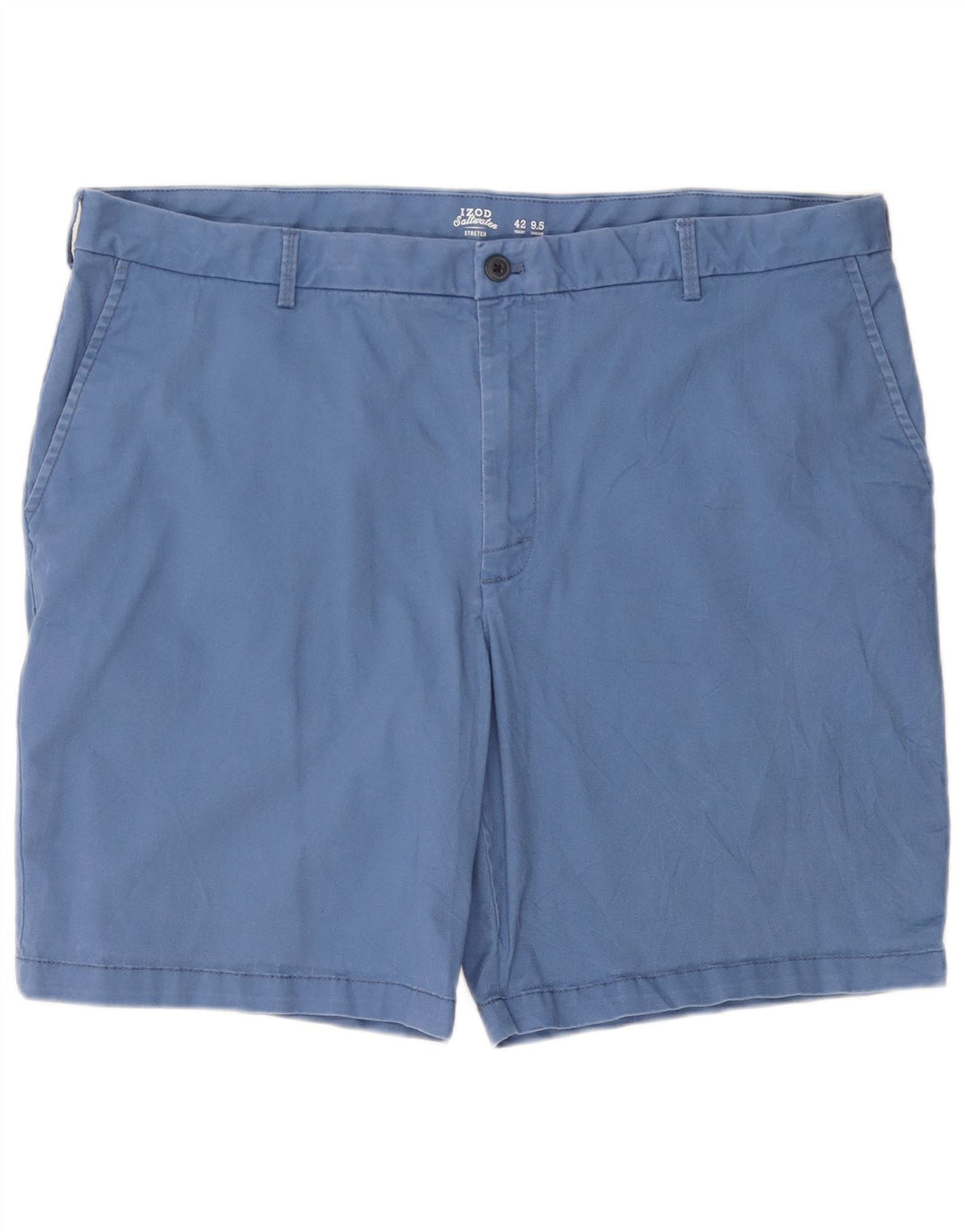 Pantaloncini chino elasticizzati da uomo IZOD W42 2XL cotone blu
