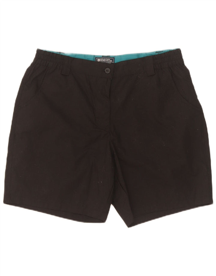 Pantaloncini casual da donna Mountain Warehouse UK 12 medi W30 poliestere nero