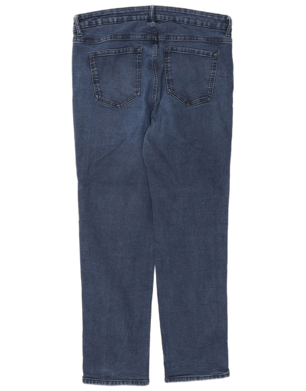 Marks & Spencer Jeans dritti da donna The Sienna UK 16 Large W34 L27 Blu
