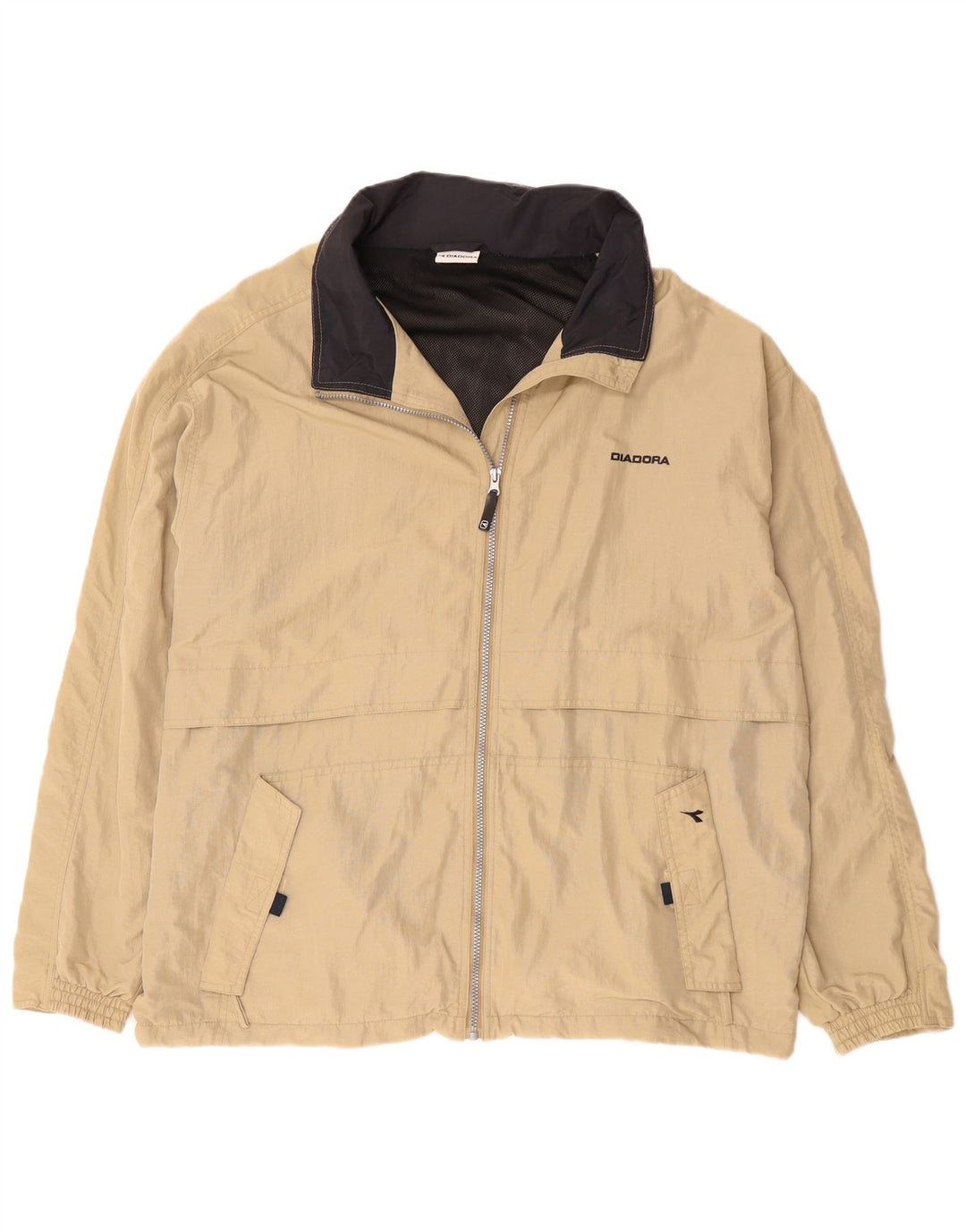 Giacca antipioggia da uomo Diadora UK 42 XL Beige Poliammide