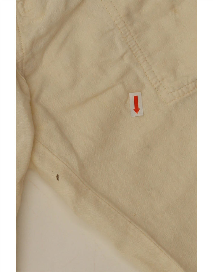 Bermuda da uomo Diesel W31 cotone bianco sporco medio
