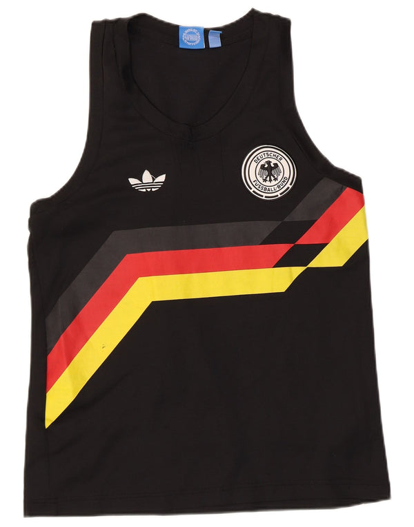 Canottiera grafica da uomo Adidas Deutscher Fussball Bund XS a righe nere