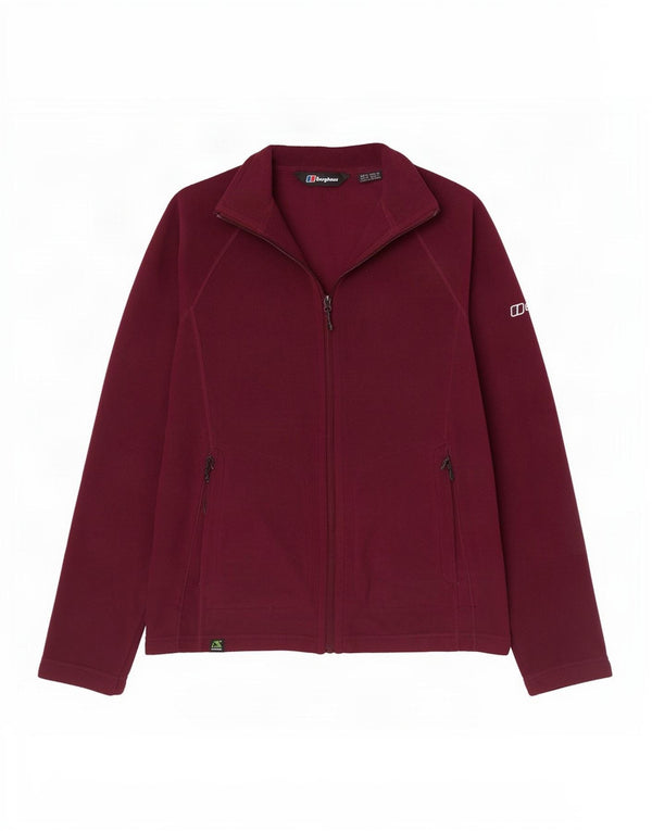 Giacca in pile da donna Berghaus UK 12 poliestere bordeaux medio