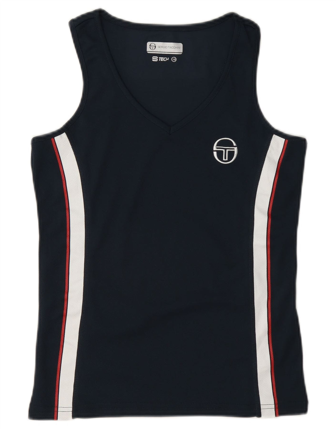 Canotta da donna Sergio Tacchini UK 6 XS Poliestere color block blu navy