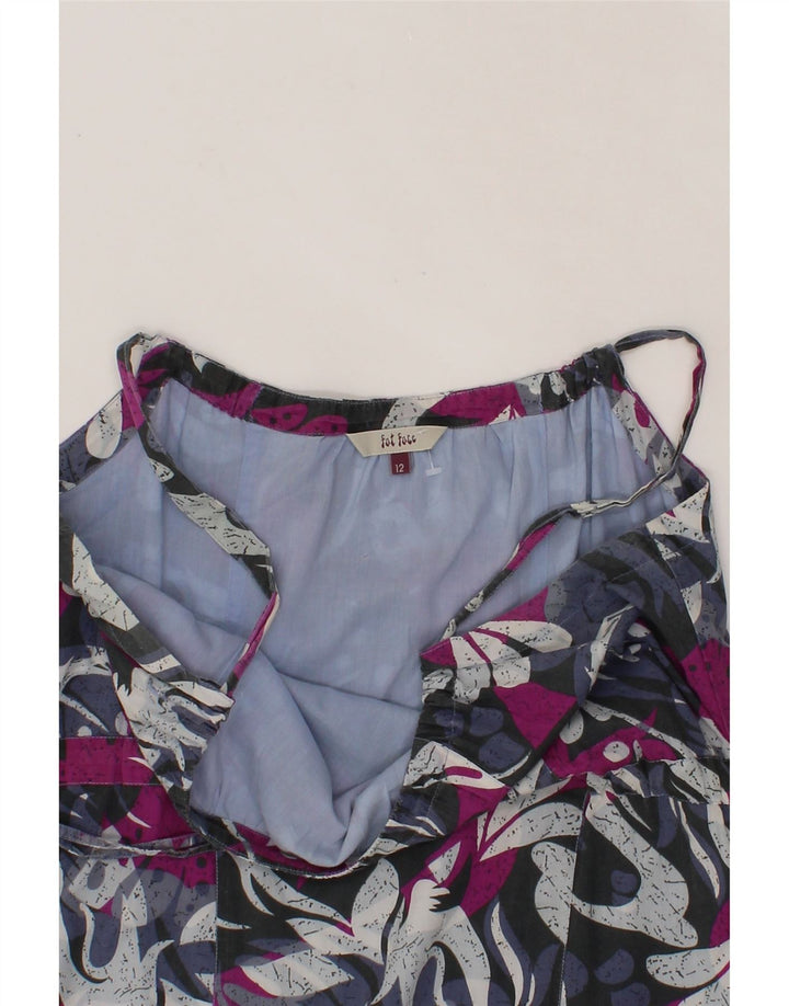 FAT FACE Womens Abstract Pattern Sundress UK 12 Medium Multicoloured Vintage Fat Face and Second-Hand Fat Face from Messina Hembry 