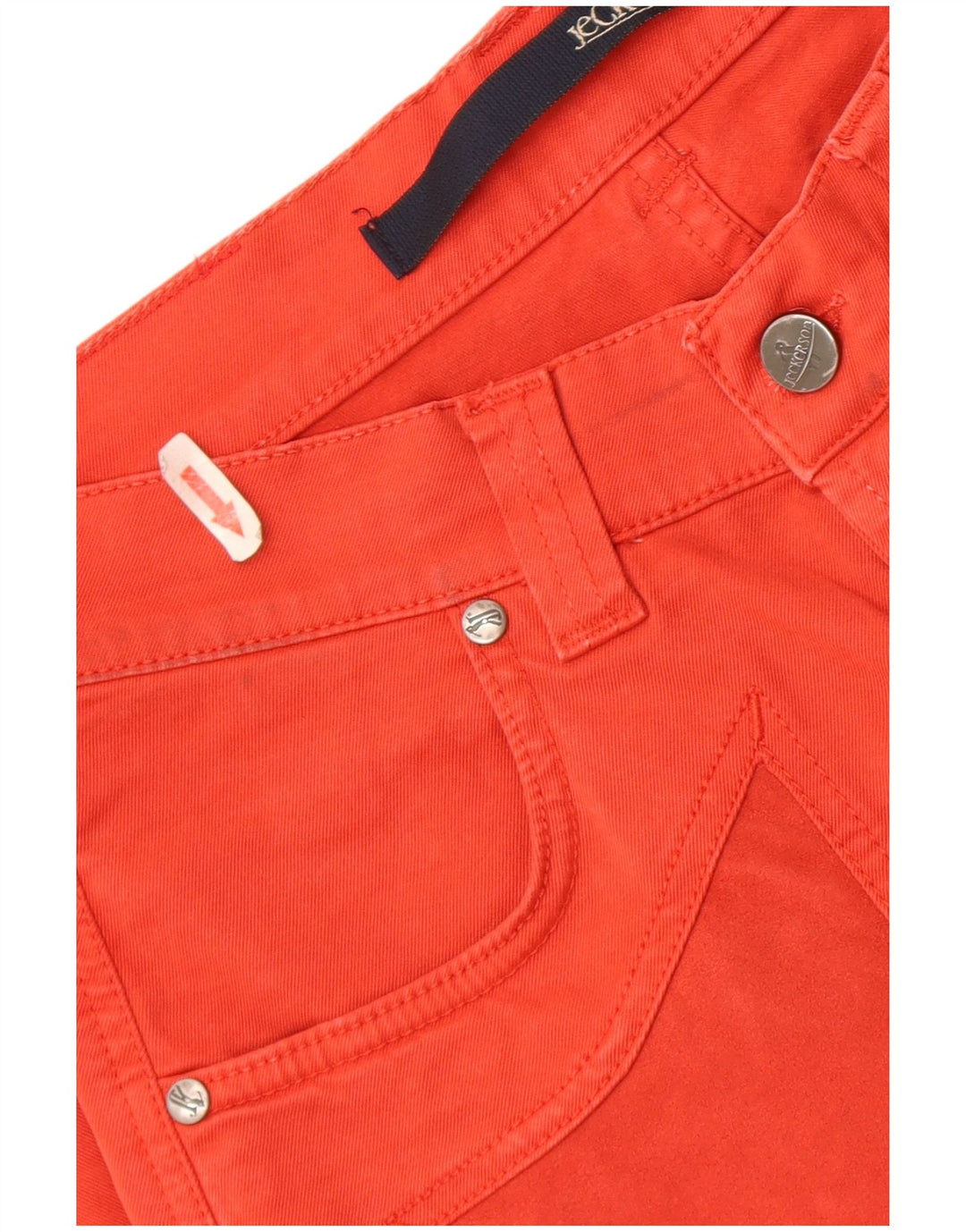 Jeans slim da donna Jeckerson W30 L32 cotone rosso