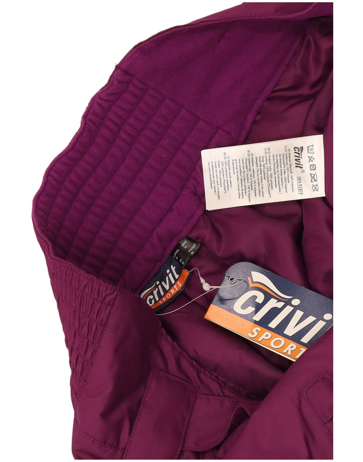 Pantaloni da sci da donna Crivit UK 14 Medium W32 L32 Poliestere viola