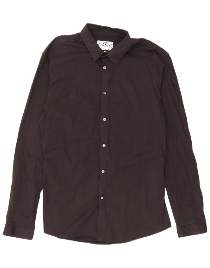 Camicia Levi's da uomo slim fit XL in cotone nero
