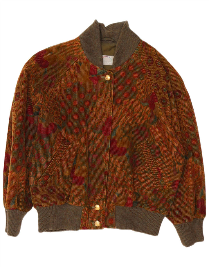 Giacca bomber da donna Bogner UK 18 XL Marrone floreale