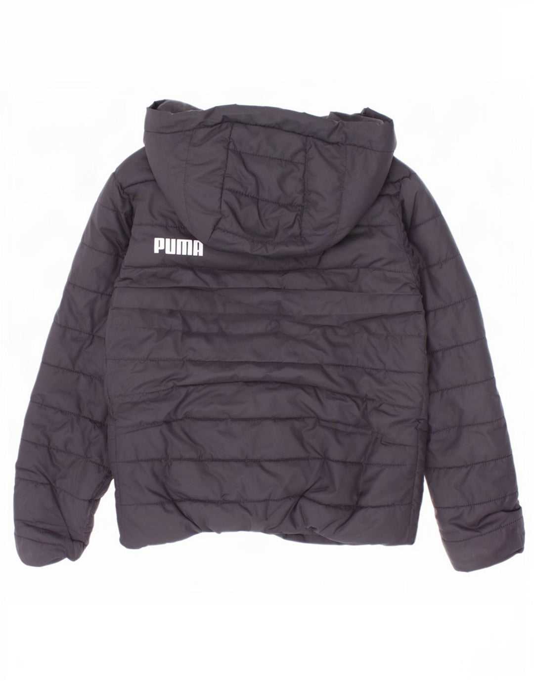 Giacca imbottita con cappuccio Puma da bambino 5-6 anni in poliestere nero