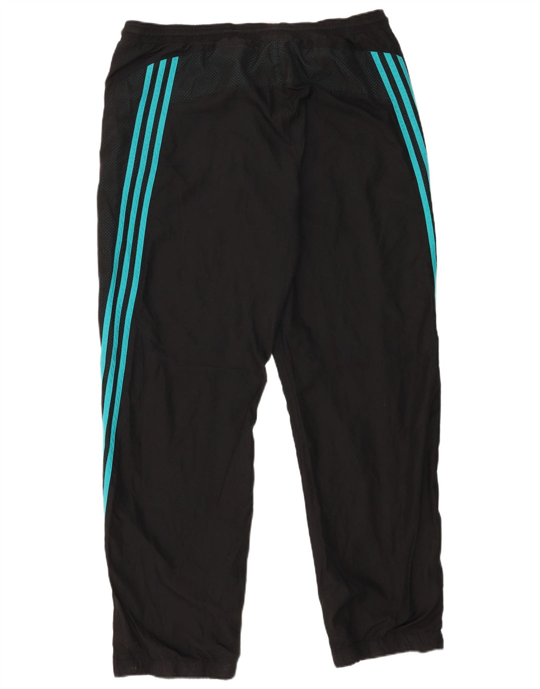 Pantaloni da tuta da uomo Adidas Large neri in poliestere