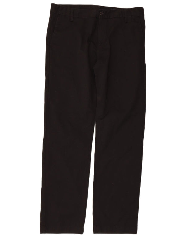 Pantaloni chino dritti da uomo CARHARTT W34 L32 cotone nero