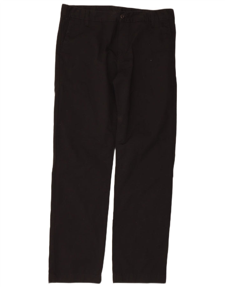 Pantaloni chino dritti da uomo CARHARTT W34 L32 cotone nero