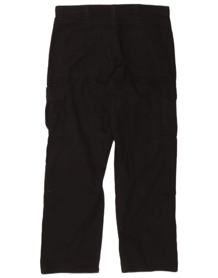 Pantaloni cargo dritti da uomo WRANGLER W36 L32 cotone nero