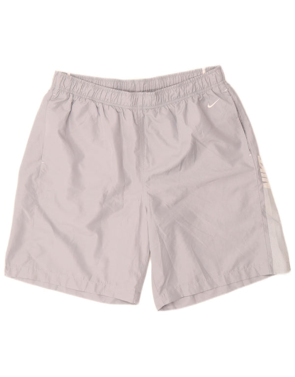 Pantaloncini sportivi grafici da uomo Nike XL poliestere gessato grigio