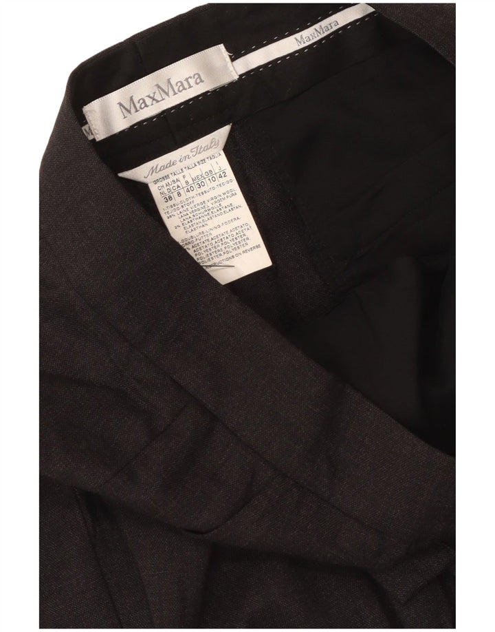 Gonna a palloncino da donna Max Mara UK 10 piccola W30 lana vergine grigia