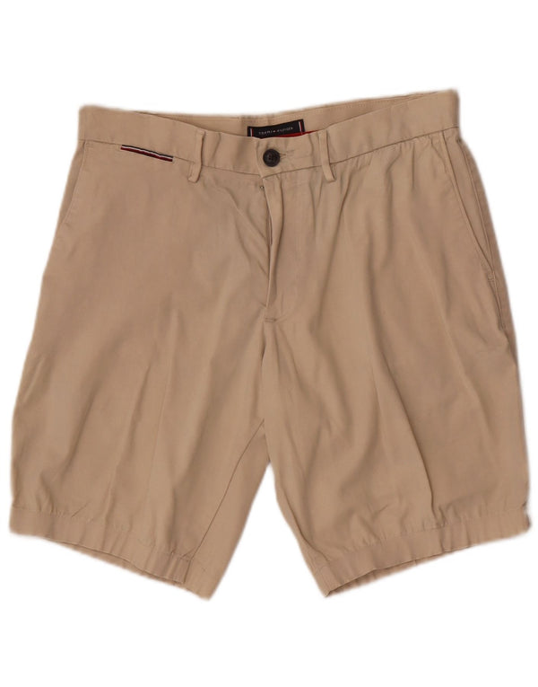Pantaloncini chino da uomo Tommy Hilfiger W30 cotone beige medio
