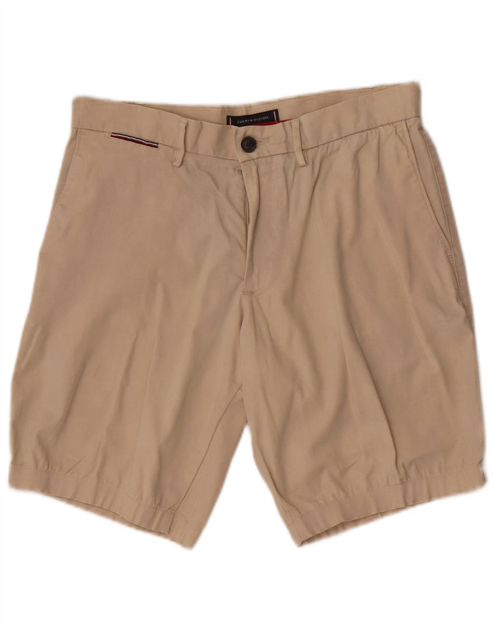 Pantaloncini chino da uomo Tommy Hilfiger W30 cotone beige medio