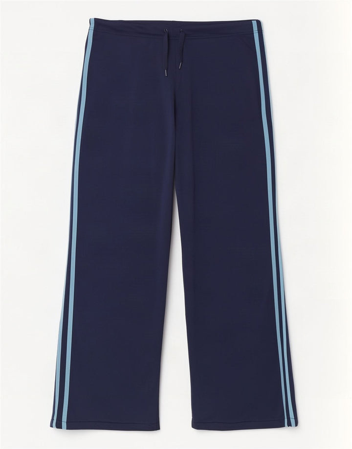 Pantaloni da tuta da donna Adidas UK 14 poliestere blu navy medio