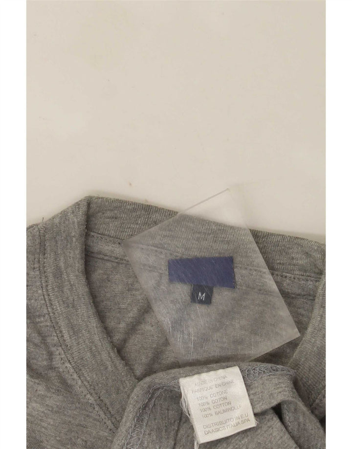 T-shirt grafica da uomo Asics in cotone mélange grigio medio