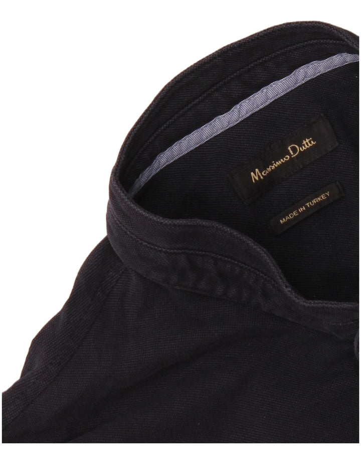 Polo da uomo Massimo Dutti grande blu navy