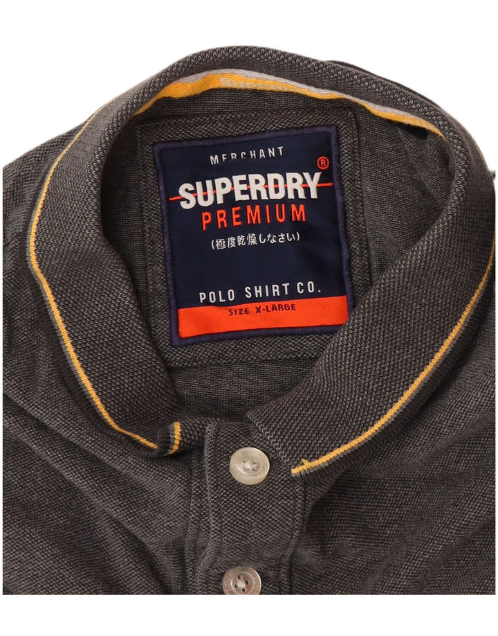Polo da uomo Superdry XL grigia