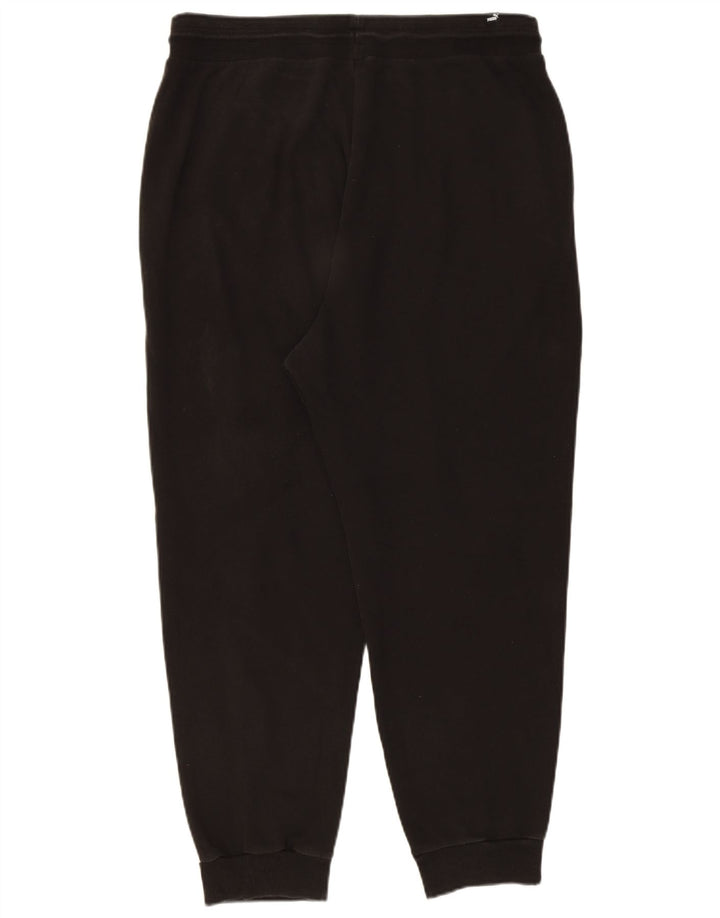 PUMA Mens Tracksuit Trousers Joggers XL  Black Colourblock