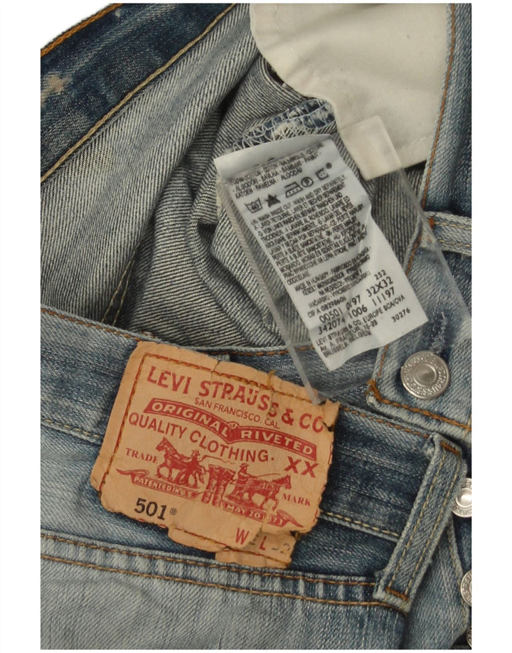 Levi's Uomo 501 Jeans dritti W32 L31 Cotone Blu
