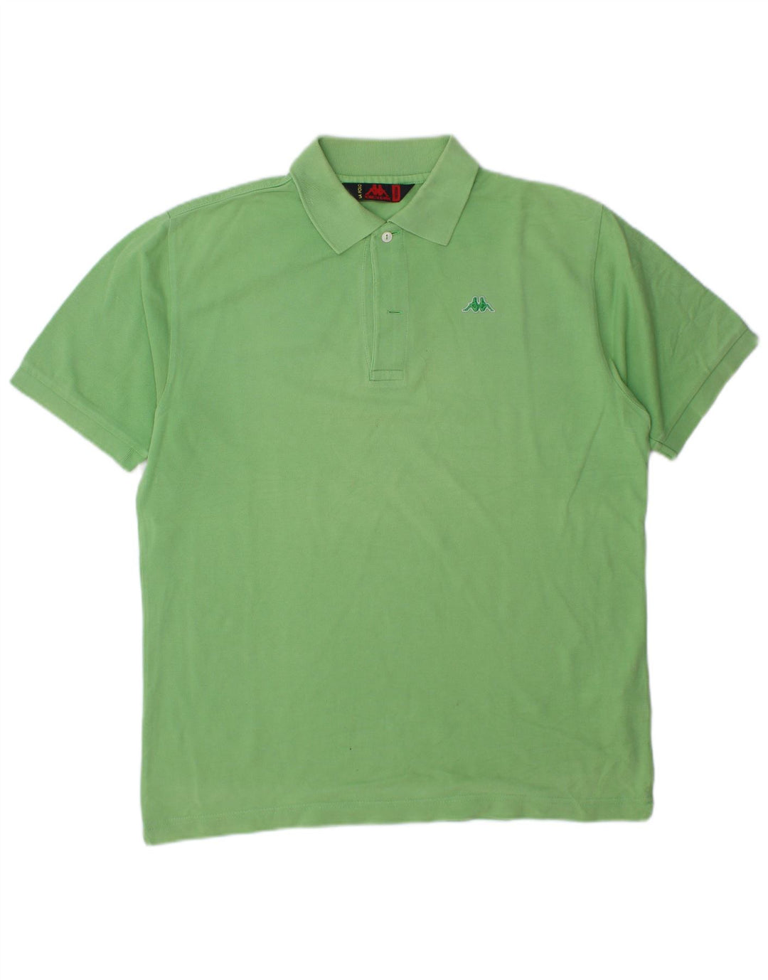 Polo Kappa Uomo Verde Medio In Cotone