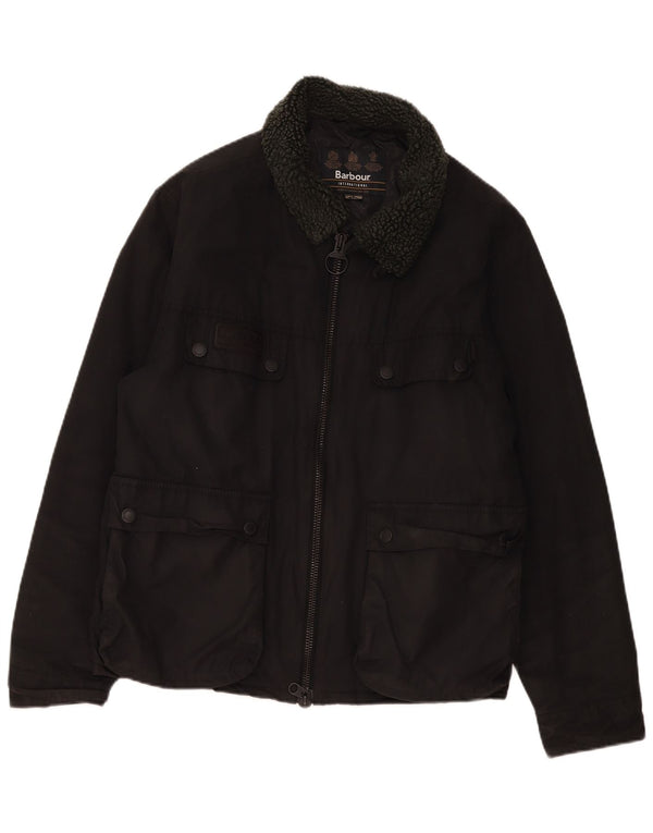 Barbour Giacca da uomo Sherpa Utility UK 44 2XL Cotone nero
