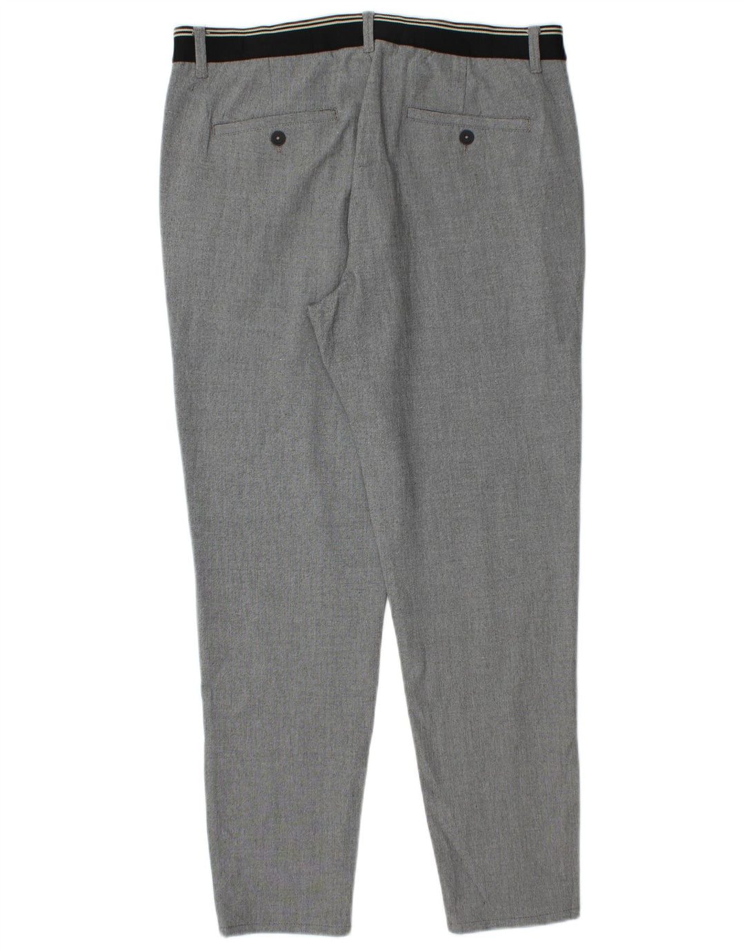 Pantaloni chino affusolati Zara da uomo grandi W32 L29 grigi
