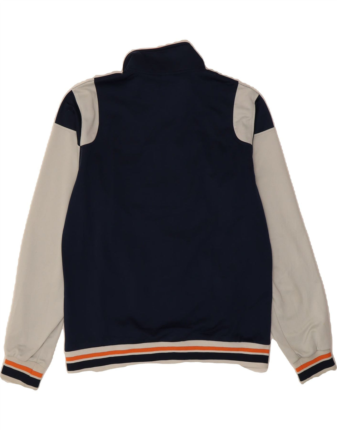 ASICS Womens Tracksuit Top Jacket UK 16 Large White Colourblock Polyester Vintage Asics and Second-Hand Asics from Messina Hembry 