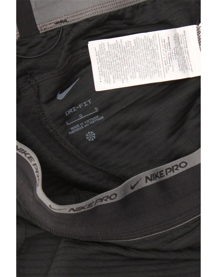 Pantaloni da tuta da donna Nike Dri Fit Joggers UK 16 Large Nero Poliestere
