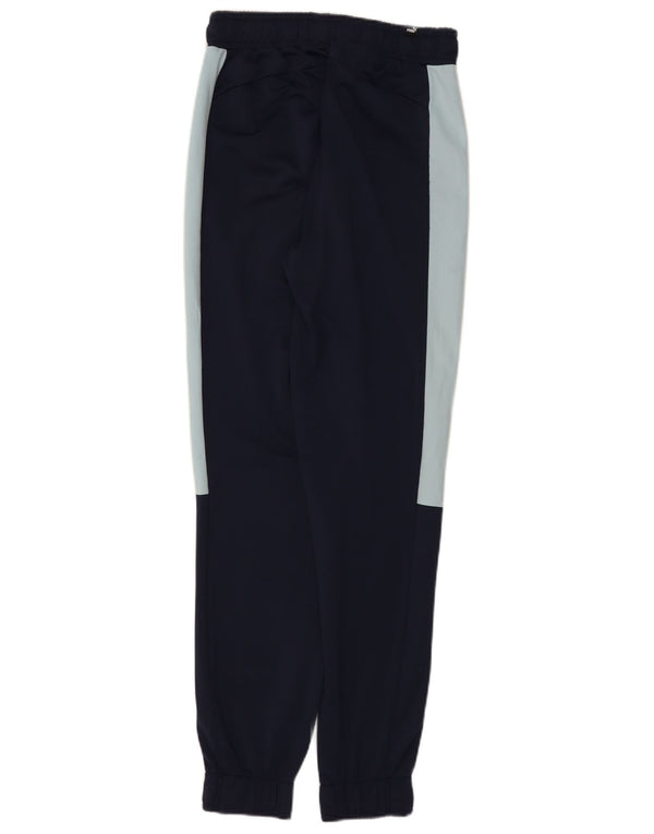 Pantaloni da tuta da uomo Puma Joggers Small Blu Navy Colourblock Poliestere