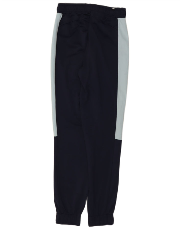 Pantaloni da tuta da uomo Puma Joggers Small Blu Navy Colourblock Poliestere