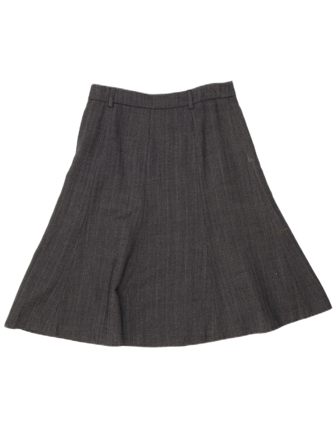 Gonna a trapezio da donna J. Crew US 2 XS W28 Lana a spina di pesce grigia