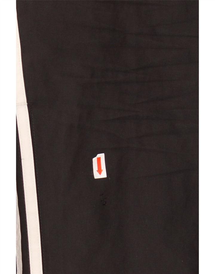 Pantaloni da tuta con grafica ADIDAS da uomo, pantaloni da jogging, grandi, in poliestere nero